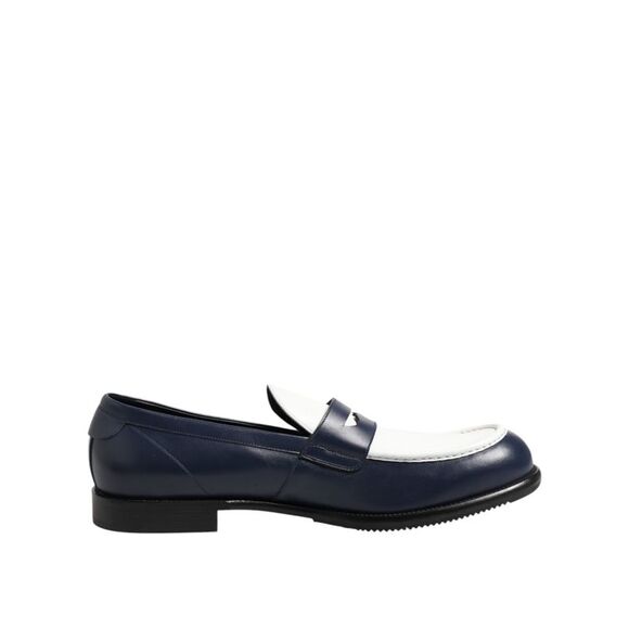 Dolce & Gabbana Other - Dolce & Gabbana Black White Leather Slip On Loafers Men Dress Men's Shoes